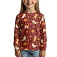 thumbnail image 3 of DISNIMO Thanksgiving Cat Pumpkin Tshirt Kids Long Sleeve Shirts for Boys Size 3-4 Shirts for Boys Crew Neck Sweatshirt Kids Long Sleeve Shirt for Boys Kids Casual T-Shirts T-Shirt Outfits Girls, 3 of 7