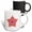 Multicolor, variant on 3drose, Isolated Abstract Geometrical Colorful Triangle Ornament Star Polygon, 11oz Two-tone Black Mug