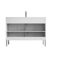 thumbnail image 4 of 48" Tennant Brand Modern Style White Mathilde Bathroom Sink Vanity, 4 of 7