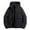 Black, variant on USSUMA Men Jackets Waterproof Windbreaker Jacket Men Long Sleeve Hooded Full Zipper Pocket Coat Stylish Multicolor Loose Outerwear Running Fall Top
