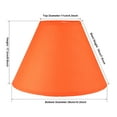 thumbnail image 3 of Uxcell Lampshades Floor Table Lamp Shade Light Cover 4.3x10.2x6.8 Inch, Orange, 3 of 3