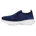 thumbnail image 2 of ReverseClock Kids Sneaker Lightweight Slip on Blue Running Shoes Size 2 for Big Kid, 2 of 5