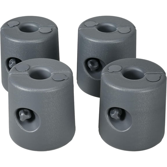 PetFurnishn Weights Set of 4, Tent Weights for Pop up Canopy, HDPE Water or Sand Filled, with Secure Screws, 104LBS