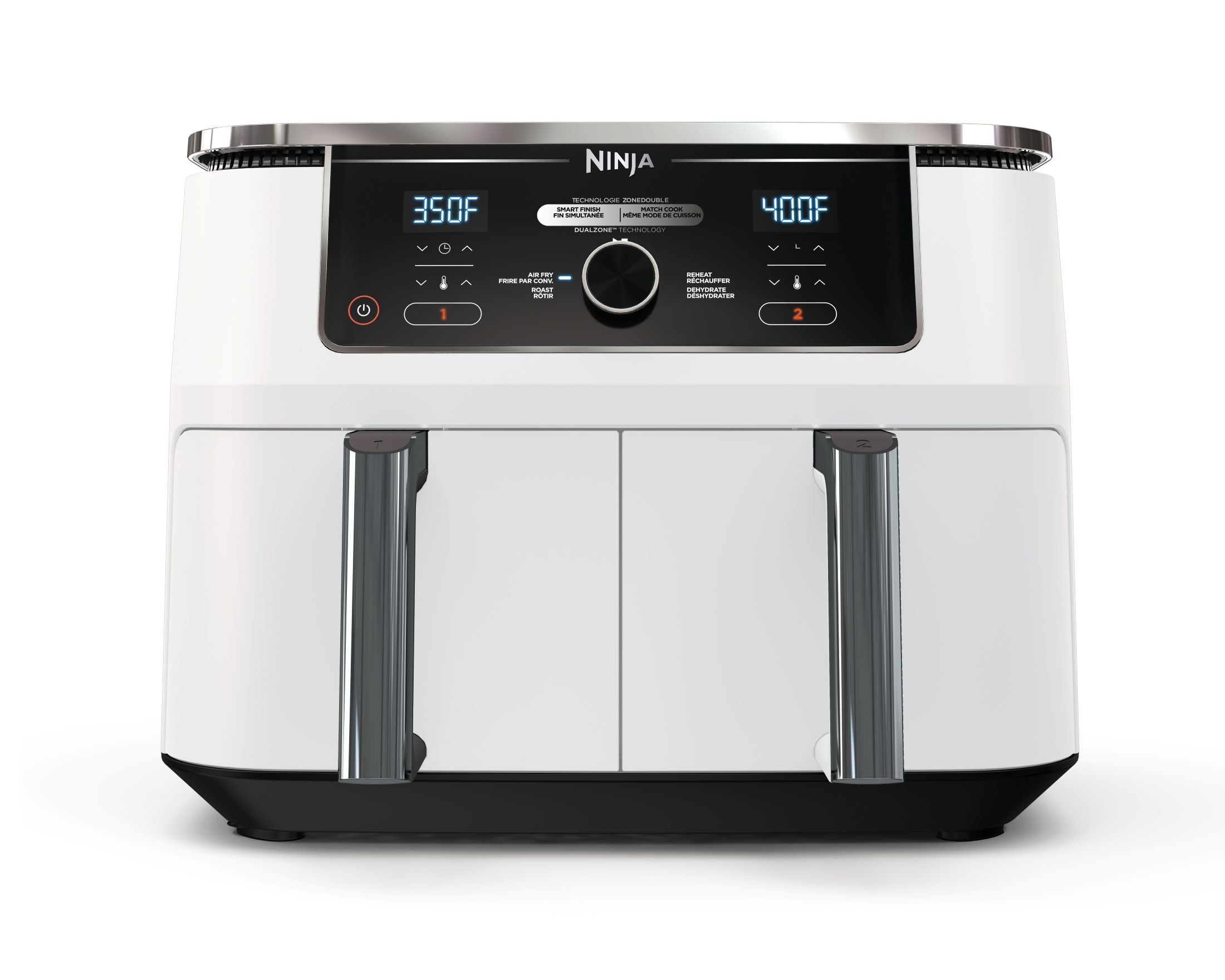Ninja Foodi 4-in-1 10 Qt. XL 2-Basket Air Fryer with Dual Zone