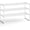 Pearl White, variant on Shoe Rack, 2-Tier Shoe Organizer, Metal Storage Shelf, Upright or Upside Down, for 6-9 Pairs, Stackable, for Entryway, 11.8 x 26.8 x 14.6 Inches, Black ULSA202B01