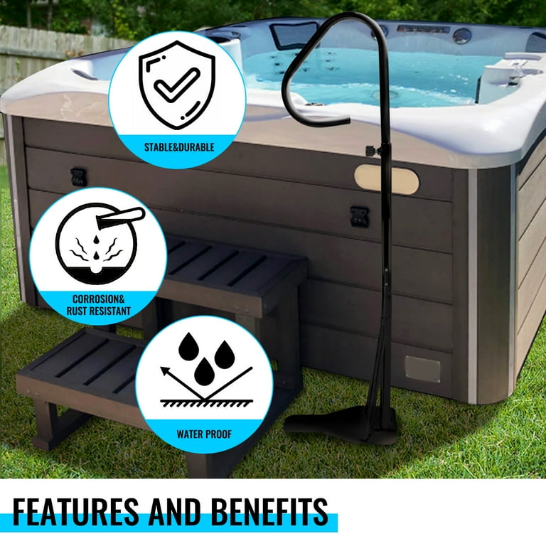 Hot Tub Steps With Handrail