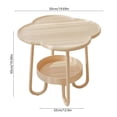 thumbnail image 3 of Coffee Mini Table Small Apartment Bedside Table Compact Side Table For Living Room Bedroom Small Space Furniture Easy Assembly Nightstand For Home Office Use, 3 of 6