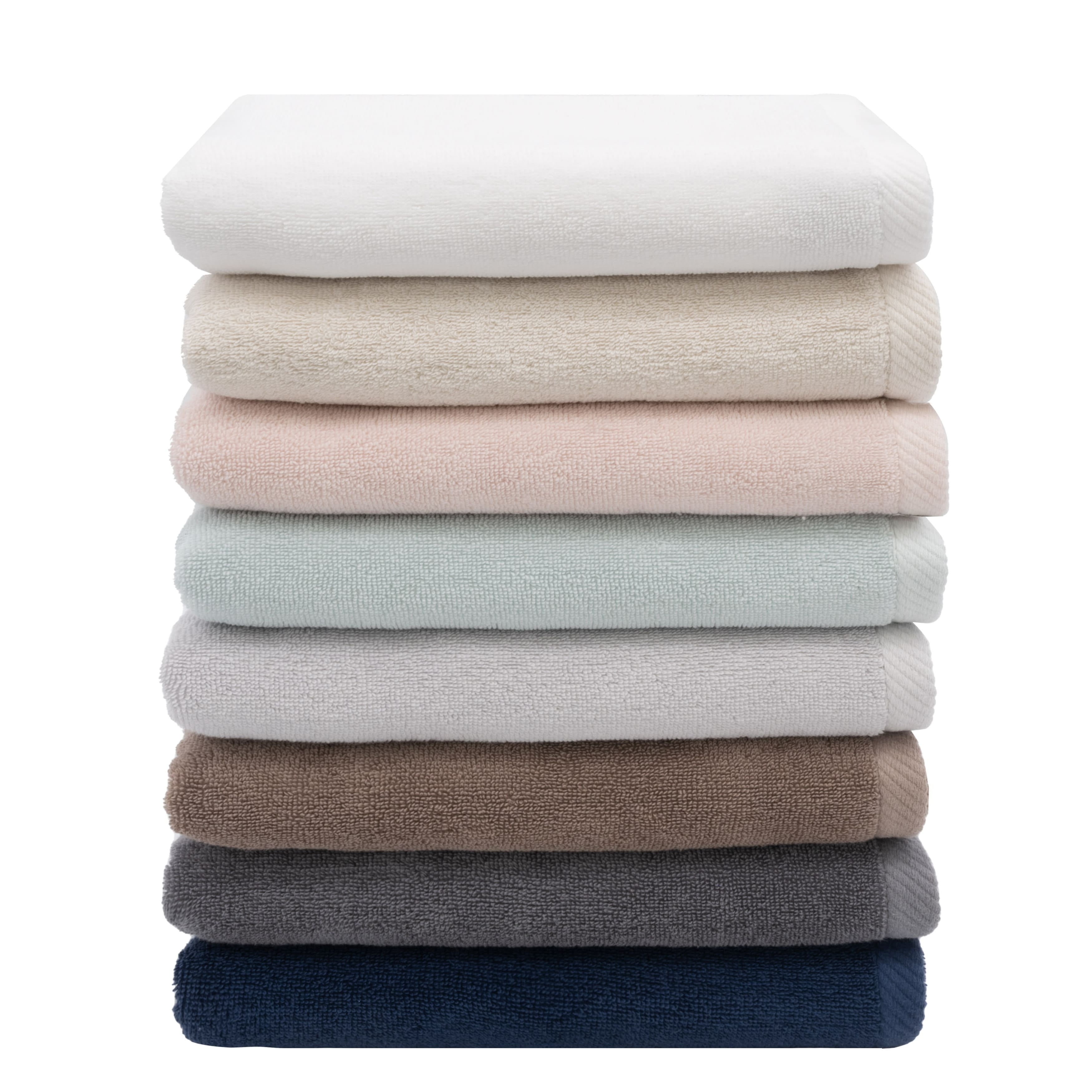 Authentic Hotel and Spa  100% Turkish Cotton Ediree Fingertip Towels - Set of 2 Silver