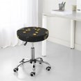 thumbnail image 7 of Lsque Bumblebee Round Bar chair cushion covers Velvet Fabric Premium Comfort Protects from Scratches and Stains for 14-17 Inch Chair- 12 inch, 7 of 7