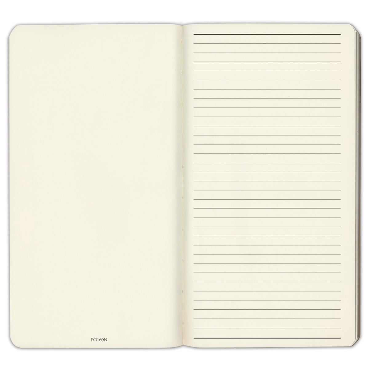 Gallery Leather Pocket Notes  Journal - Acadia Black - 6"x3.25"