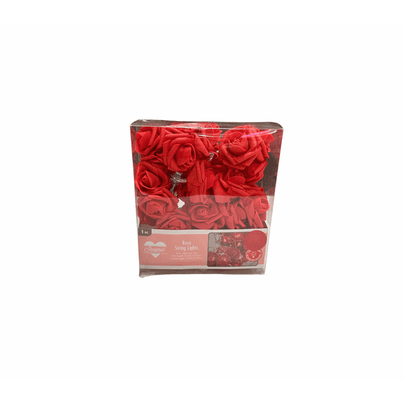 Seasonal Rose String Lights Indoor 13.35 ft LED