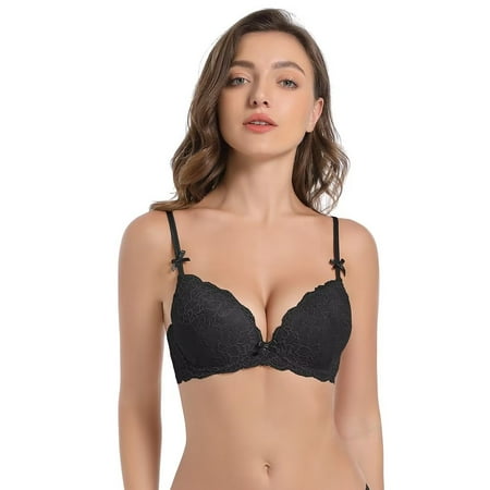 

Womens Lace Push up Bra Adjustment Push Up Support Bra for Everyday Wear