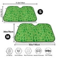 thumbnail image 3 of Fotbe St Patrick's Day Car Windshield Sunshade | Sun Visor Protector Front Window Shade, Keeps Out UV Rays, Keeps Your Vehicle Cool-, 3 of 7