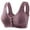 Purple, variant on Women's Fashionable Front Anti Sagging Back Shaping Wireless Bra Casual Everyday Comfort Bra Plus Size