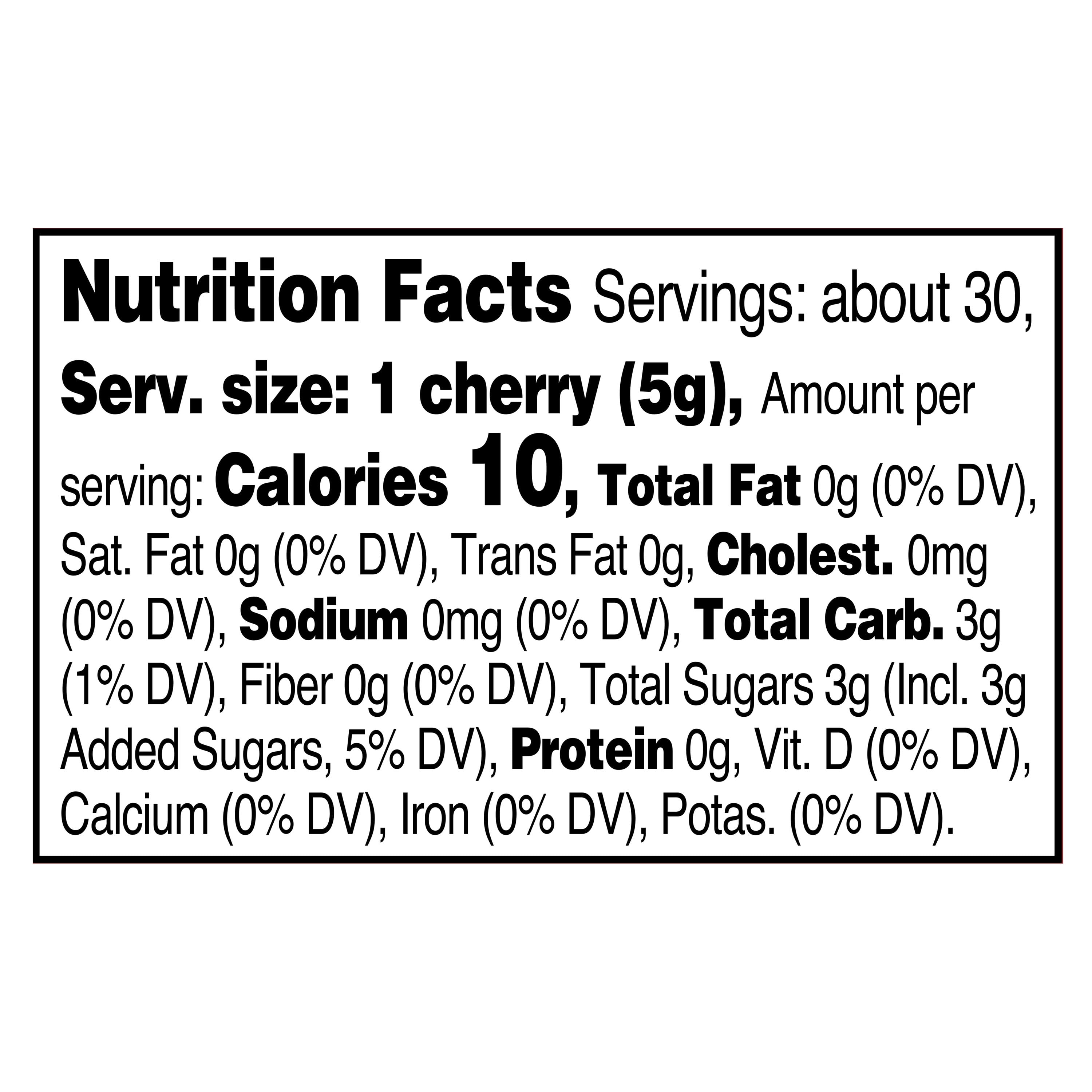 Great Value Premium Cocktail Cherries, 11 oz