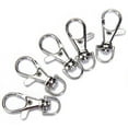 thumbnail image 4 of Abbracc 5x Metal Lobster Clasps Swivel Snap Hooks for Key Small Dog Leash etc, 4 of 9