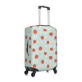 thumbnail image 3 of PAYOHTO Highly Elastic Spandex Suitcase Cover Luggage Cover Large Fits 25 to 28 Inch Red Strawberries On Light Blue Floral, 3 of 8