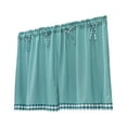 thumbnail image 2 of Up to 40% off Clearance! Curtains, InsCrazy Style Bowknot Short Curtains Kitchen Curtains Drift Window Student Bed Curtains, 2 of 8