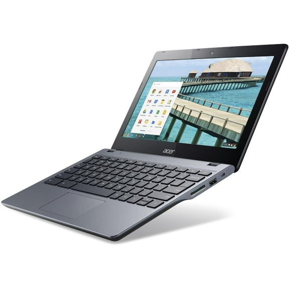 Pre-Owned Acer C720p Chromebook 11.6in Intel Celeron Dual-Core 1.5 GHz 4 GB Ram 16GB SSD, Black