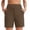 Coffee, variant on Siminsem Women's Hiking Cargo Shorts Quick Dry Lightweight 7” Inseam Summer Shorts for Women with Zipper Pockets Elastic High Waisted Athletic Golf Travel Casual, Beige,L