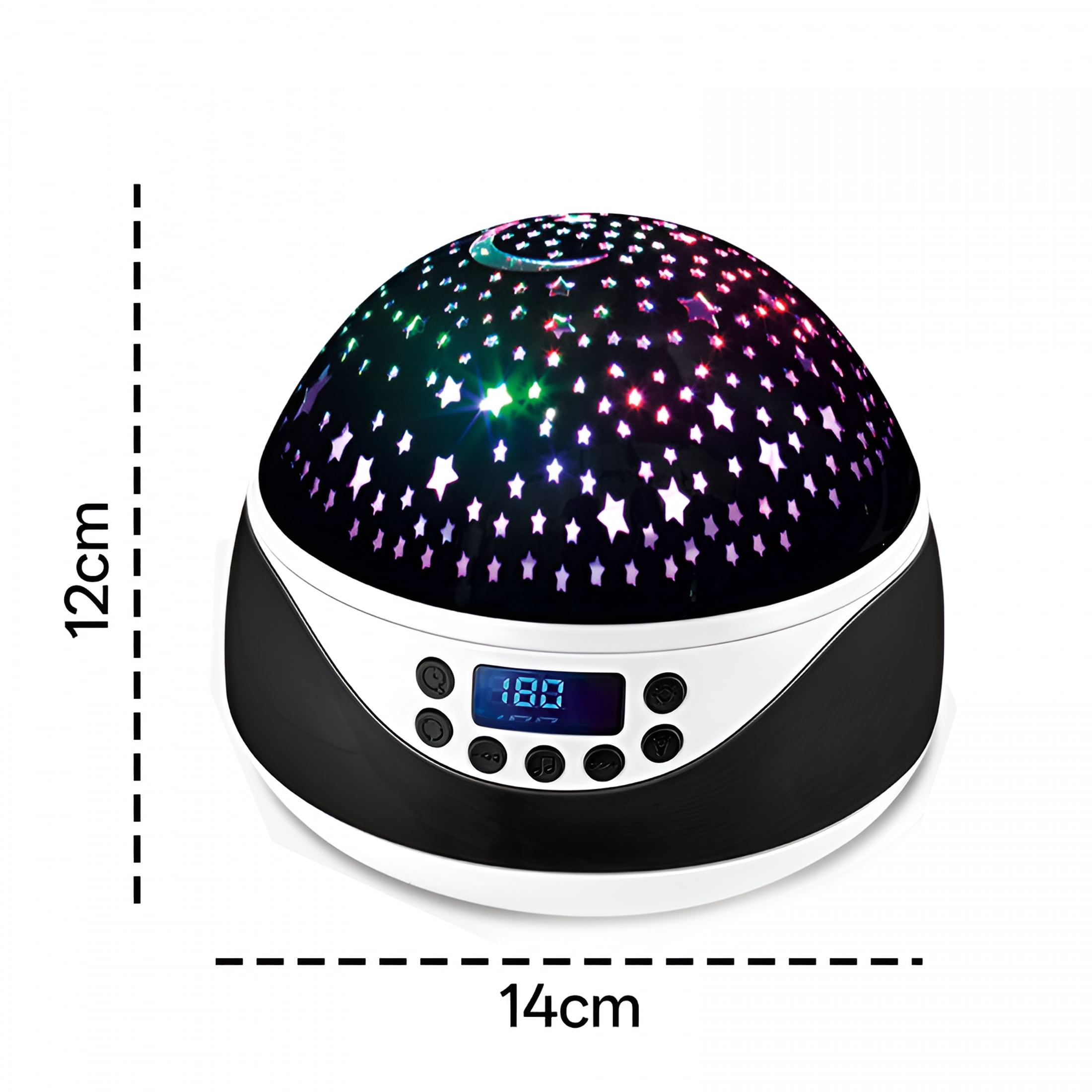 HIBIBUD 2026 New Night Light for Kids with Music&Timer Baby Night Light Star Projector White Noise Machine for Baby Sleeping Soother 12 Soothing Sounds Remote Control Timer for Nursery Girls Boys