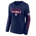 thumbnail image 4 of Women's Fanatics Navy/Red Washington Nationals T-Shirt Combo Pack, 4 of 5