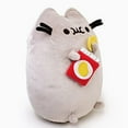 thumbnail image 3 of GUND Pusheen Snackables Potato Chip Cat Plush Stuffed Animal, Gray, 9.5", 3 of 7
