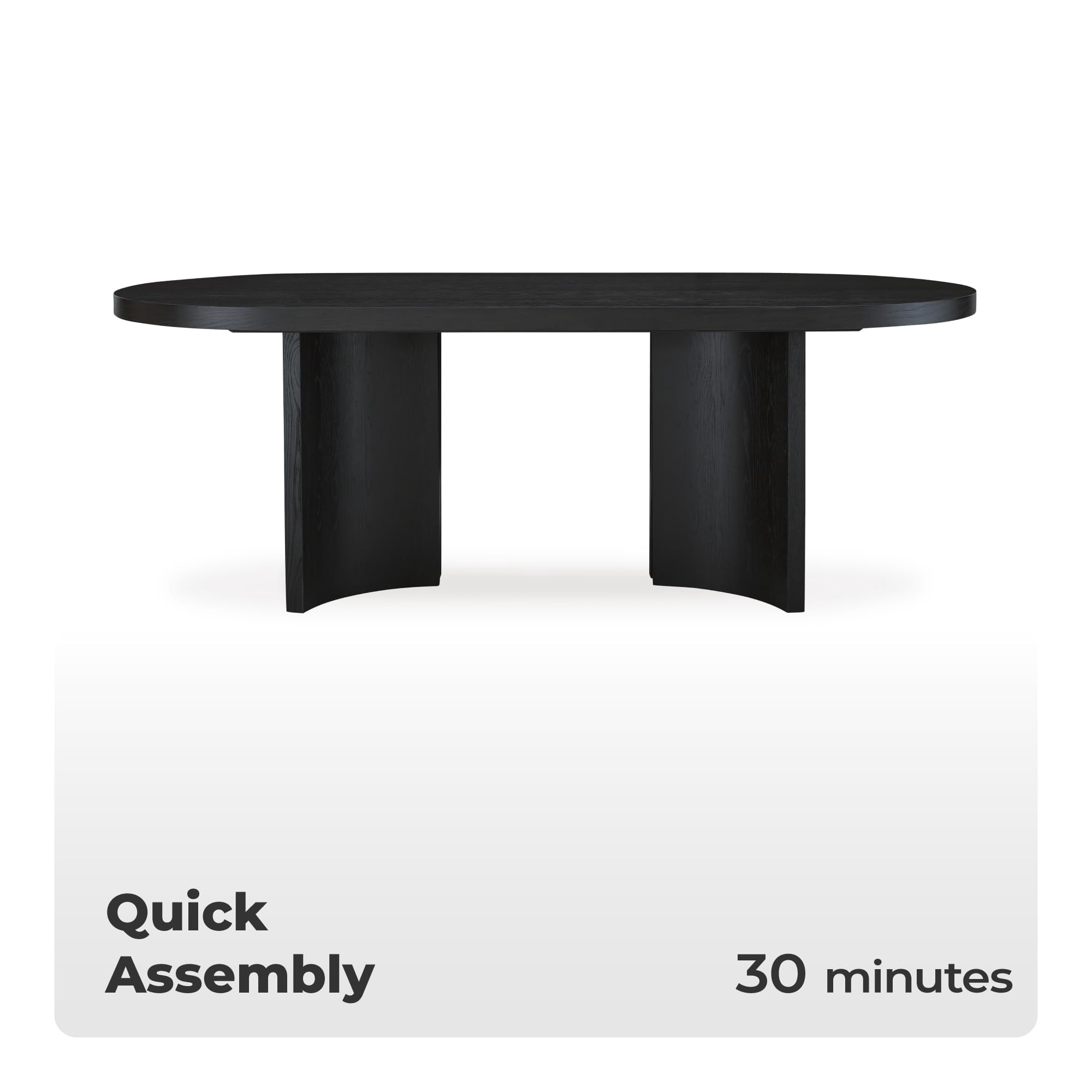 Signature Design by Ashley Rowanbeck Black Dining Table