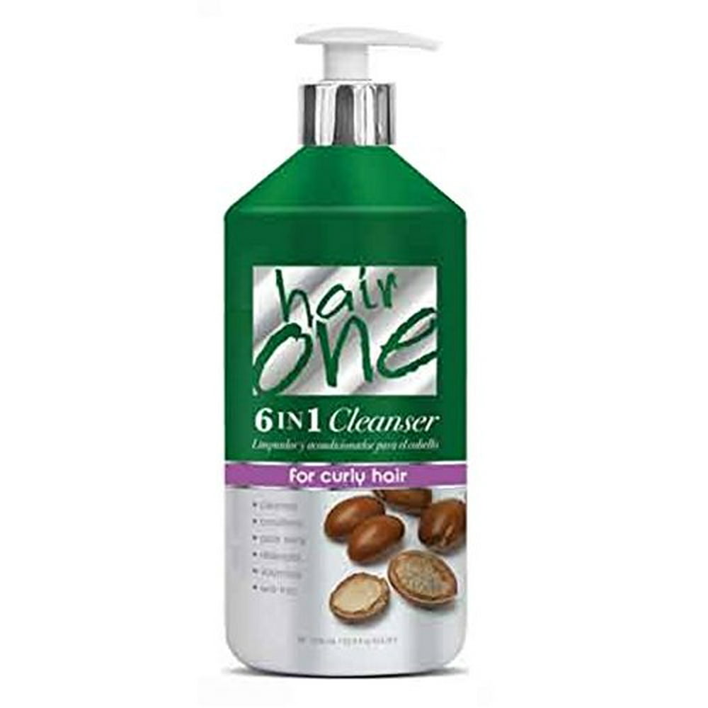 Hair One 6 in 1 Cleanser for Curly Hair Argan Oil 33.8 oz. (3PACK)