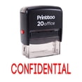 thumbnail image 1 of Printtoo Rubber Stamp Office Stationary CONFIDENTIAL Self Inking Custom Stamp-Red, 1 of 1