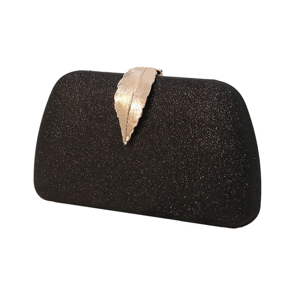 Evening Bag Lady Purse Wedding Leaf Clutch Cocktail Prom Handbag Crossbody Bag