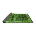 thumbnail image 2 of Ahgly Company Indoor Rectangle Oriental Green Industrial Area Rugs, 2' x 5', 2 of 4