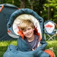 Firefly! Outdoor Gear Finn the Shark Kid's Sleeping Bag Navy/Gray