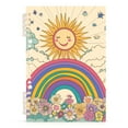 thumbnail image 7 of FORMRS 1-Subject Spiral Notebook 8" x 5" College Ruled 60 Refillable Sheet A5 Hard Cover, 2 Pack, Beige Rainbow, 7 of 7