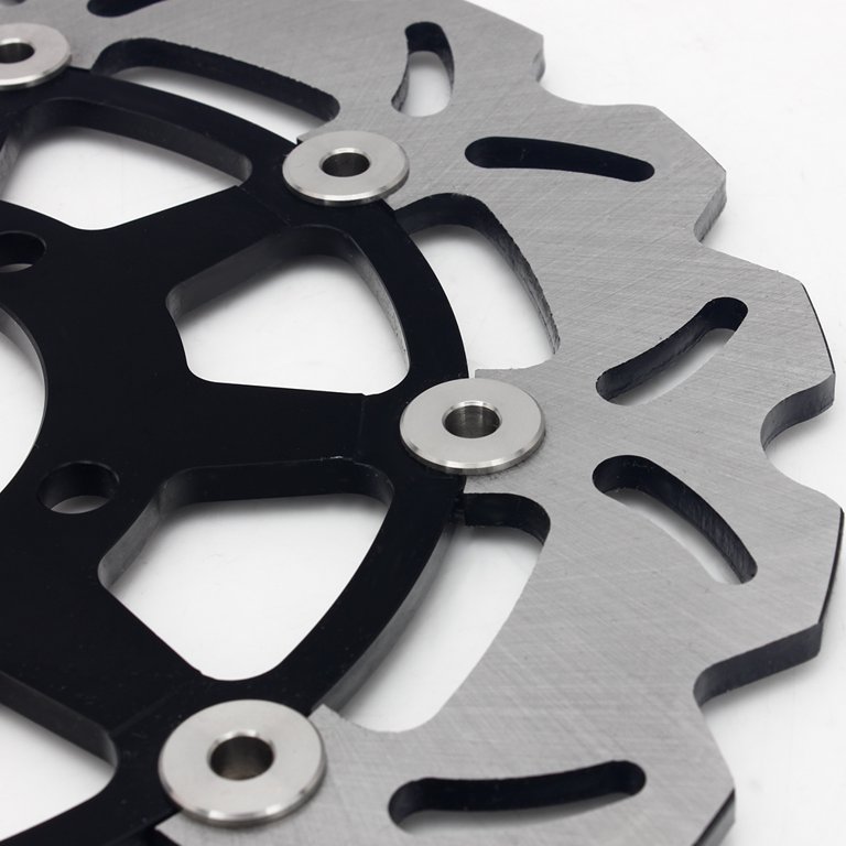 3PCs Front Rear Brake Discs Rotors For KAWASAKI ZX6R 600CC 2007