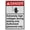 Warning Sign 4, variant on Industrial ANSI Vertical Electrical High Voltage Warning Sign - 8"x12" Weatherproof, UV Resistant for Indoor/Outdoor Workplace (High Voltage 240 Volts)
