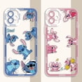 thumbnail image 2 of Funda de silicona suave de Disney Stitch para iPhone 14 Pro Max 13 12 Mini 11 Pro XR XS X 8 7 6 6S Plus SE 2020 cubierta protectora de lente Fivean unisex, 2 of 2