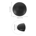 thumbnail image 2 of HAMPPLIES 12Ud Cubiertas Protectores De Tornillos Para Puerta De Auto Accesorios Decorativos Negros Duraderos, 2 of 8