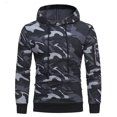 thumbnail image 2 of Camo Hoodie Men Pullover Camouflage Hooded Long Sleeve Ribbed Tether Sweatshirt Fall Winter Warm Combat Military Sweatshirts for Men, 2 of 5