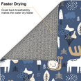 thumbnail image 6 of Honeii Forest Elk for Dish Drying Mat for Kitchen Counter, Non-slip Rubber Backed, Hide Stain Kitchen Super Absorbent Draining Mat, Dish Rack Pad, 6 of 8