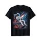 thumbnail image 1 of [Cotton Astronaut Gamer Tee] 100% Cotton Astronaut Gamer T-Shirt - Space Astronaut Gaming System Planets - S-XXXL, Black, Halloween Thanksgiving Christmas Gift for Men Women Family Friends, 1 of 5