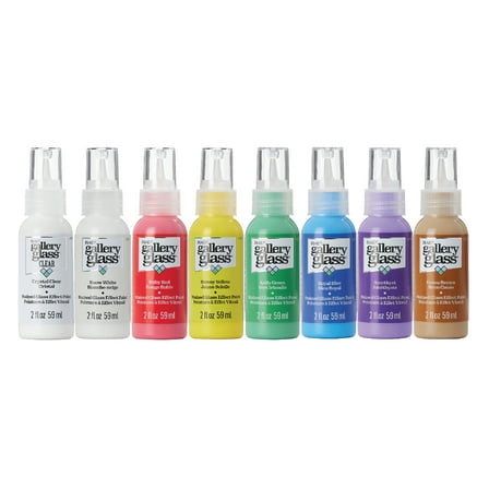 Gallery Glass Window Color Paint Set, 8 Colors