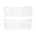 thumbnail image 1 of COMPUKAS 2Pcs Universal Range Hood Oil Cup Transparent Plastic Drip Tray for Kitchen Use, 1 of 8