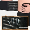 thumbnail image 4 of Back Support Lower Back Brace provides Back Pain Relief - Breathable Lumbar Support Belt for Men Women keep Spine Straight Safe - Medium size S-L Belly Waist Line, 4 of 10