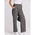 thumbnail image 3 of Women's Cargo Pants High Waisted Baggy Multiple Pockets Casual   Relaxed Fit Y2K Trousers, 3 of 16