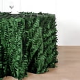 thumbnail image 4 of BalsaCircle 120" Green Leaf Petals Taffeta Round Tablecloth Reception Catering Decorations, 4 of 8