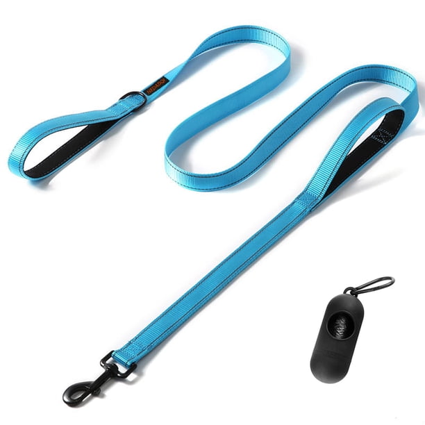 Correa para Perros Correa para Perros Resistente Correas para Perros de Razas Grandes Correa para Perros con Doble asa de 5 pies y 6 pies Correa de Entrenamiento Reflectante Perfecta para Perros media
