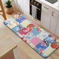 thumbnail image 5 of Patchwork Pioneer Flower Kitchen Rug Mat,Kitchen Runner Rugs Non Skid Washable,Decorative Kitchen Floor Mats for Kitchen,Sink,Laundry,17"x47.2", 5 of 7