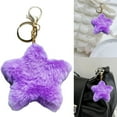 thumbnail image 2 of YongCo Plush Star Shaped Keyring Sturdy Key Chain Pendant for Everyday Convenience, 2 of 12