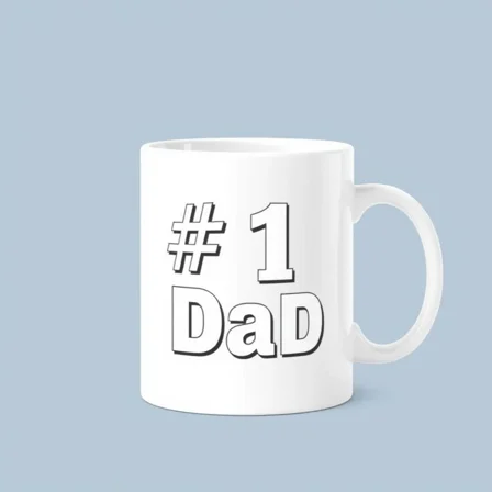 Funny Dad Mug – Father’S Day Gift Idea From Kids – Coffee Cup Father Cup #1 Dad